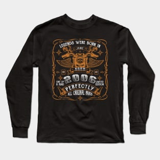 Legends Born In June 2006 17th Birthday Long Sleeve T-Shirt